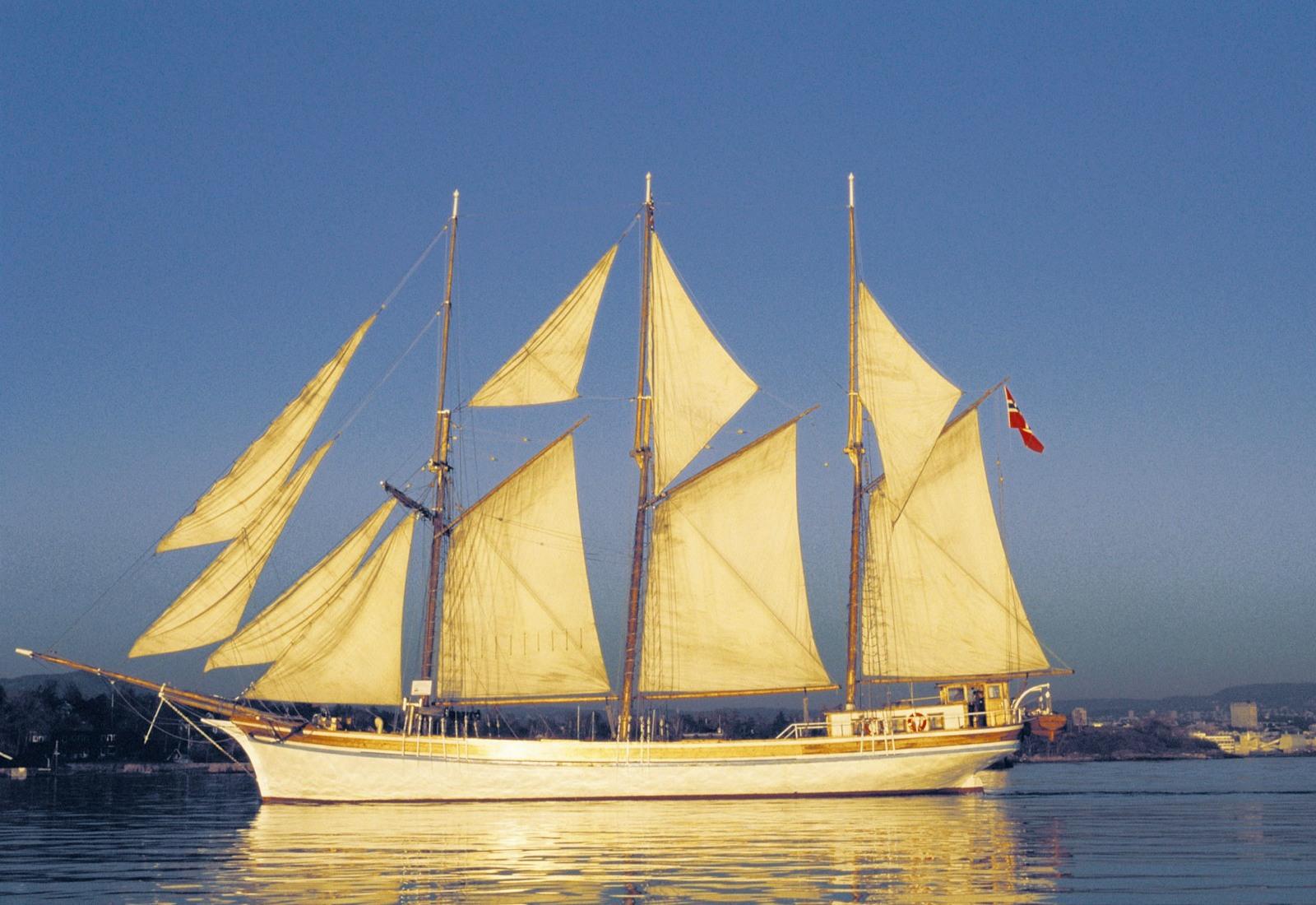 Big historic sailing ship