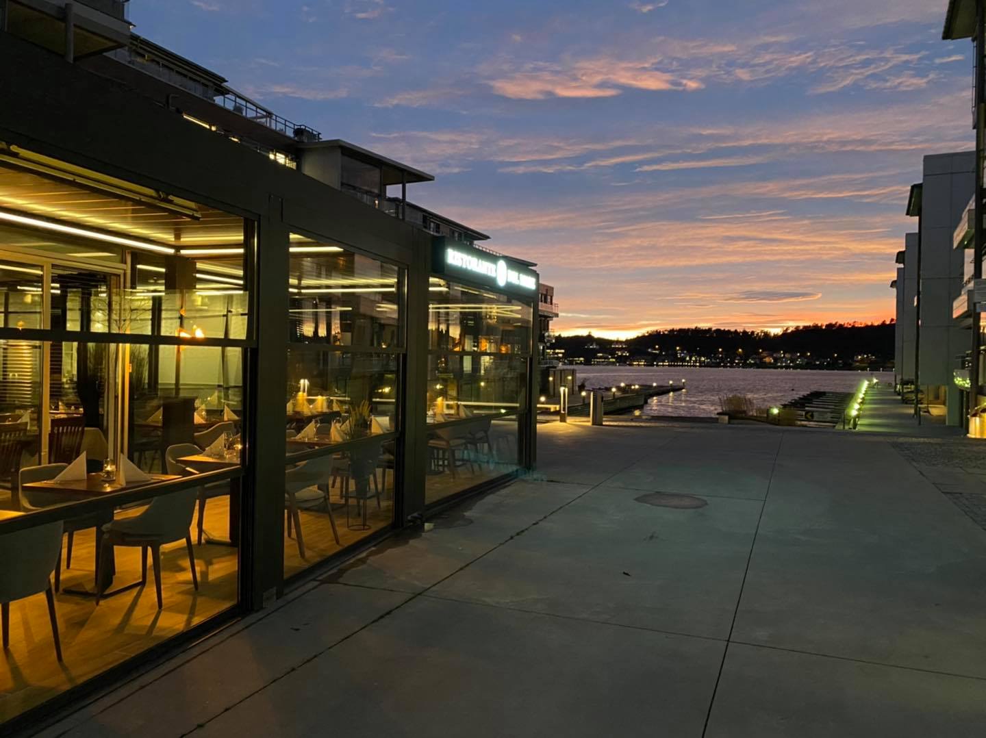 Flott beliggenhet ved vannet på Kilen brygge