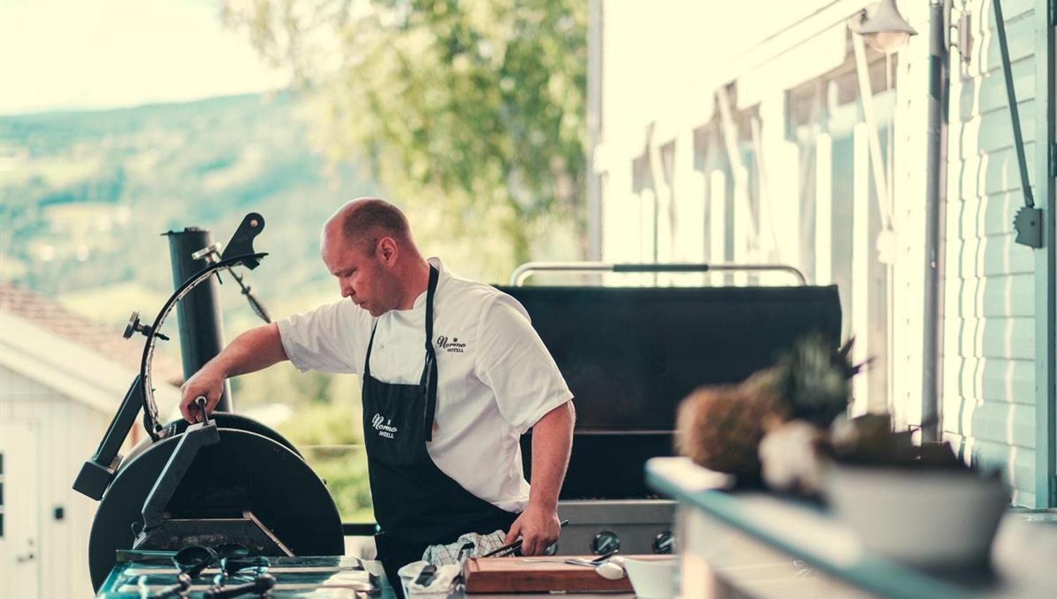 Barbecue on the terrace
