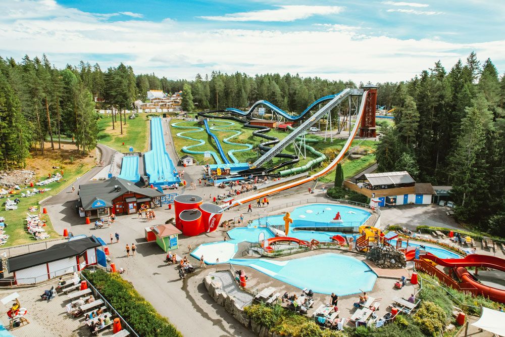 View of the waterpark 
