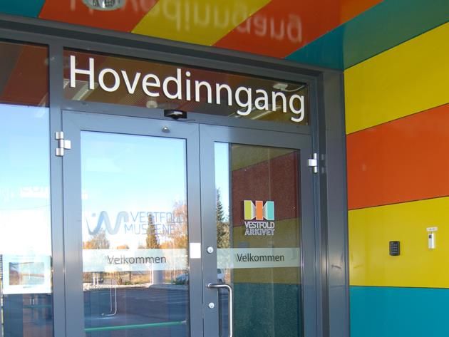 Main entrance to the Vestfold Archive