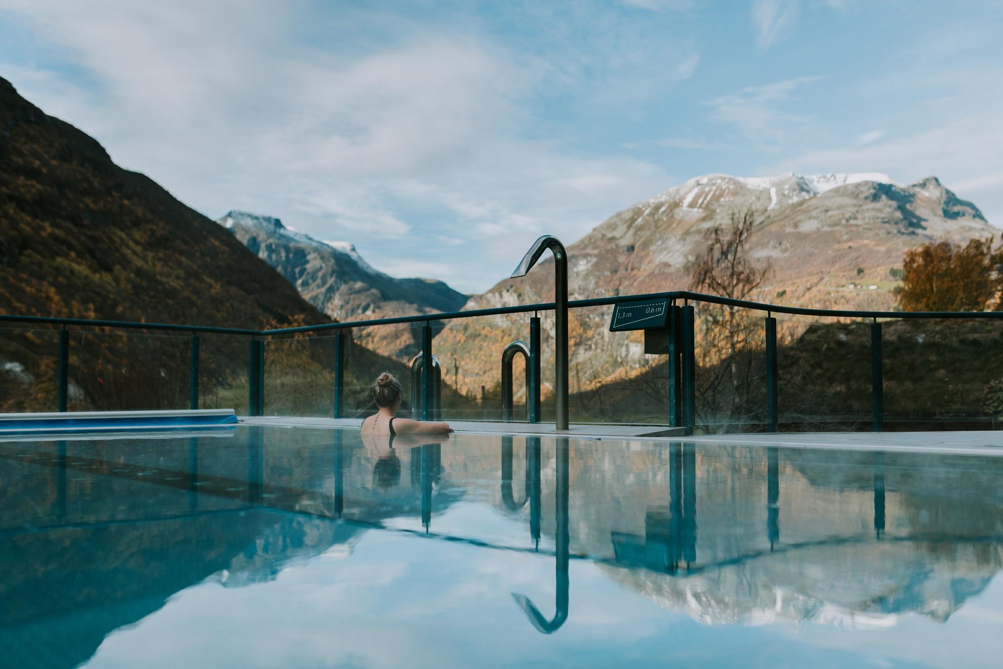 Union Bath & Spa in Geiranger
