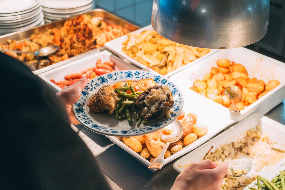 buffet at Hotel Vic