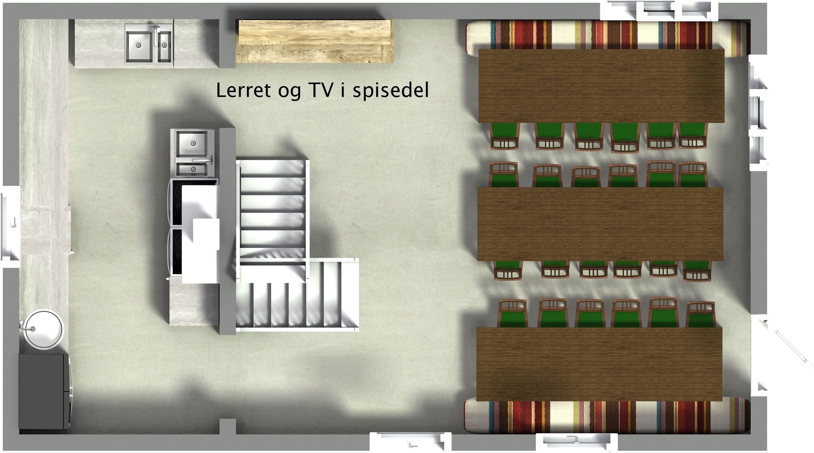 Floor plan Hafjell Gard main house