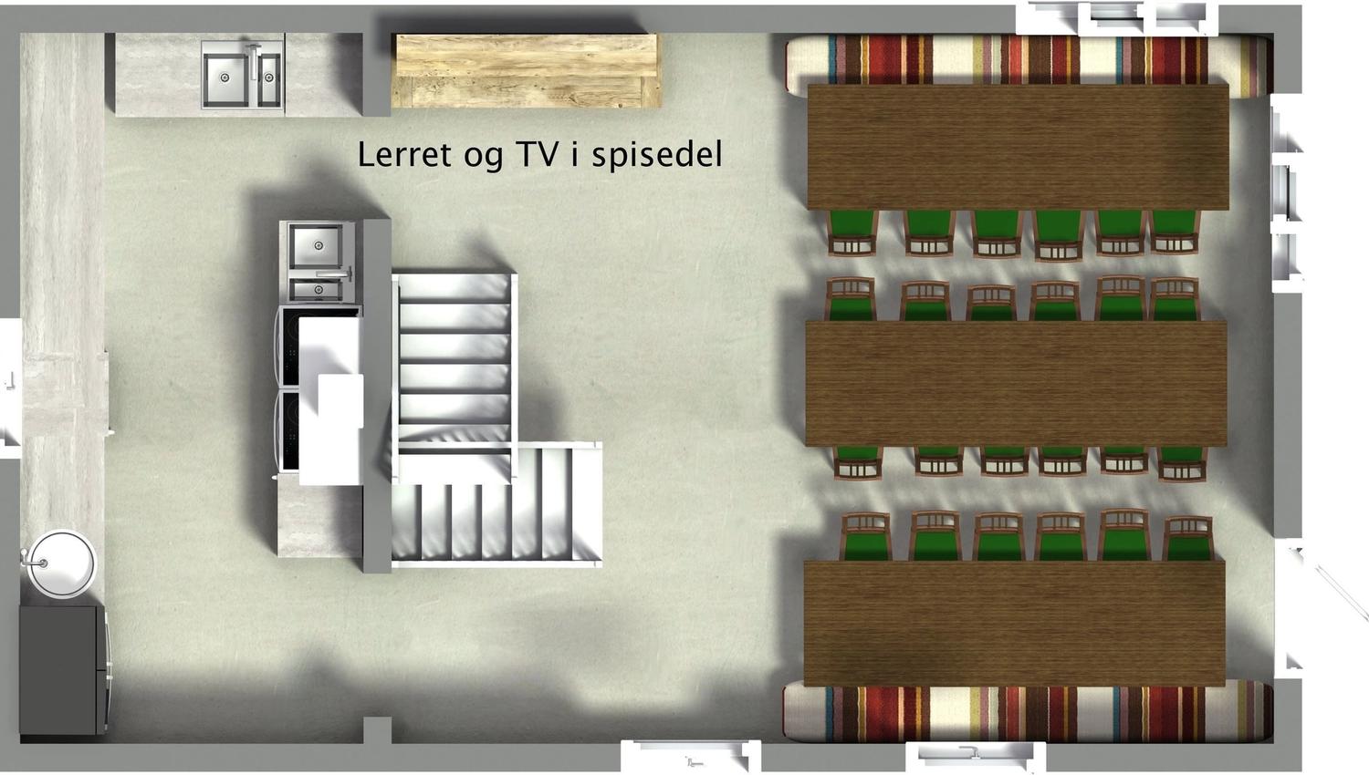 Floor plan Hafjell Gard main house