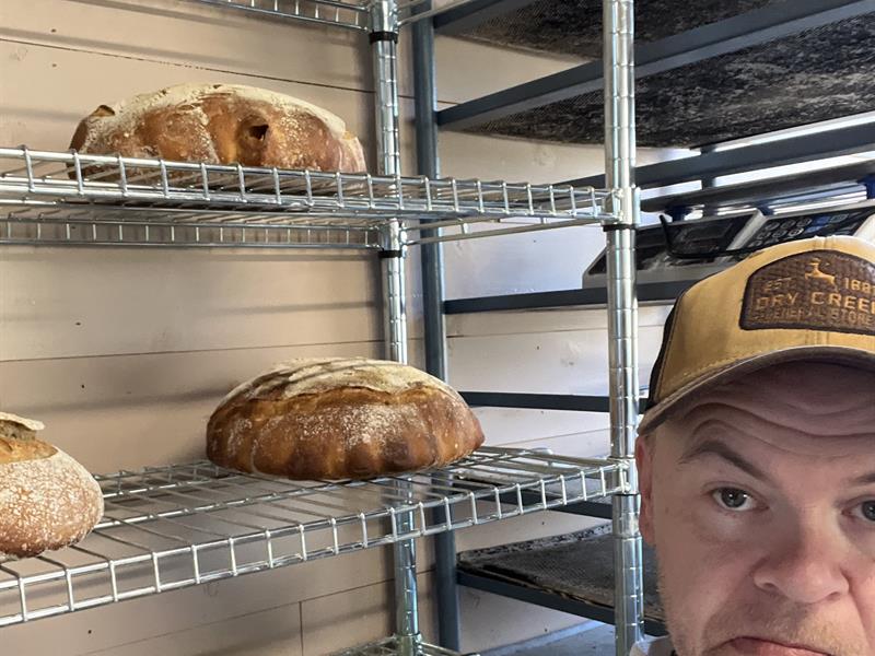 The baker with bread