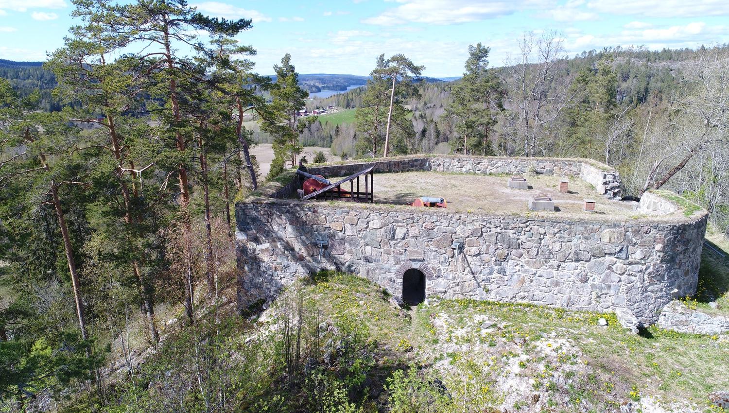 the top of the fortress