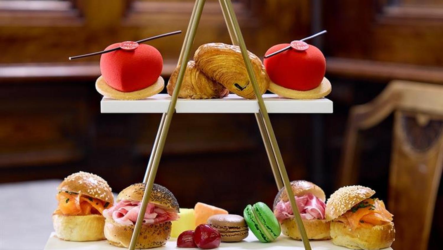 Detail of afternoon tea