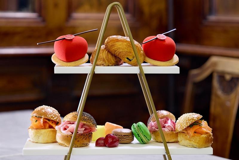 Detail of afternoon tea