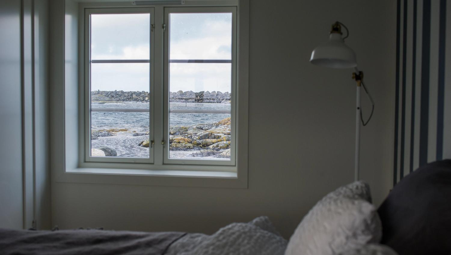 Aussicht von jedem Zimmer im Gästehaus Røbekk