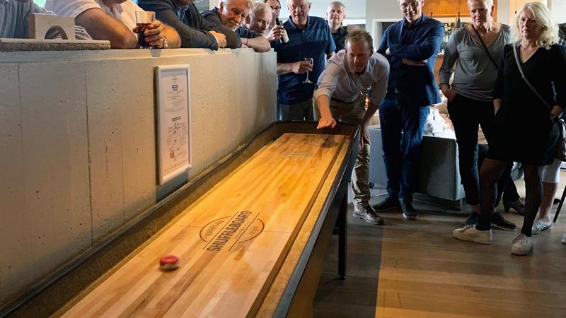 Shuffleboard på Bø Hotell