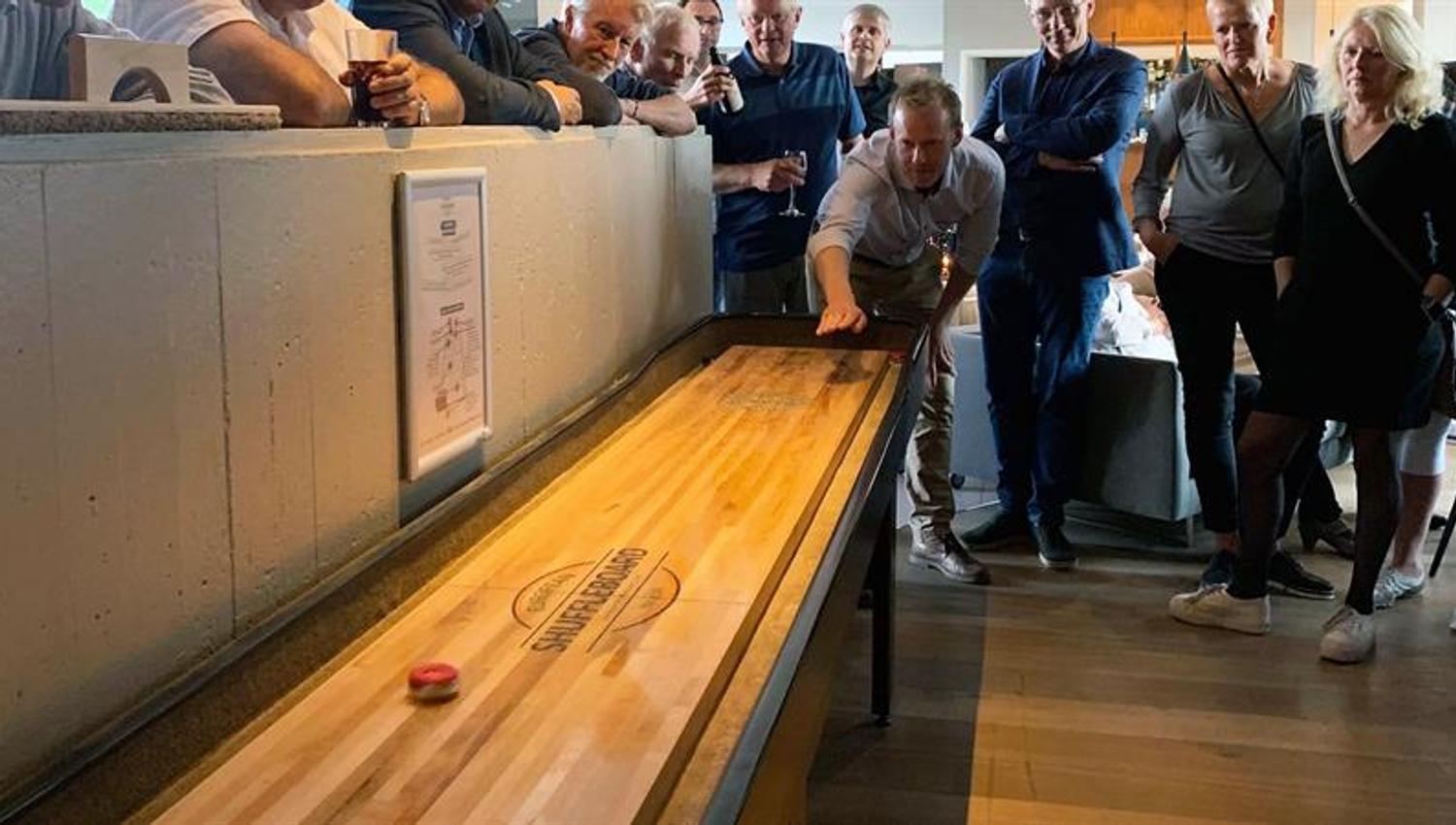 Shuffleboard på Bø Hotell