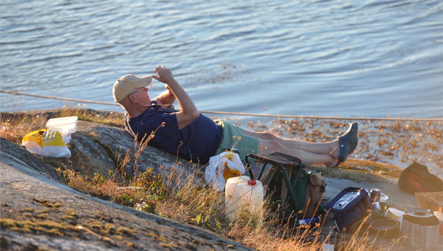 Relaxing time at Brentholmane.