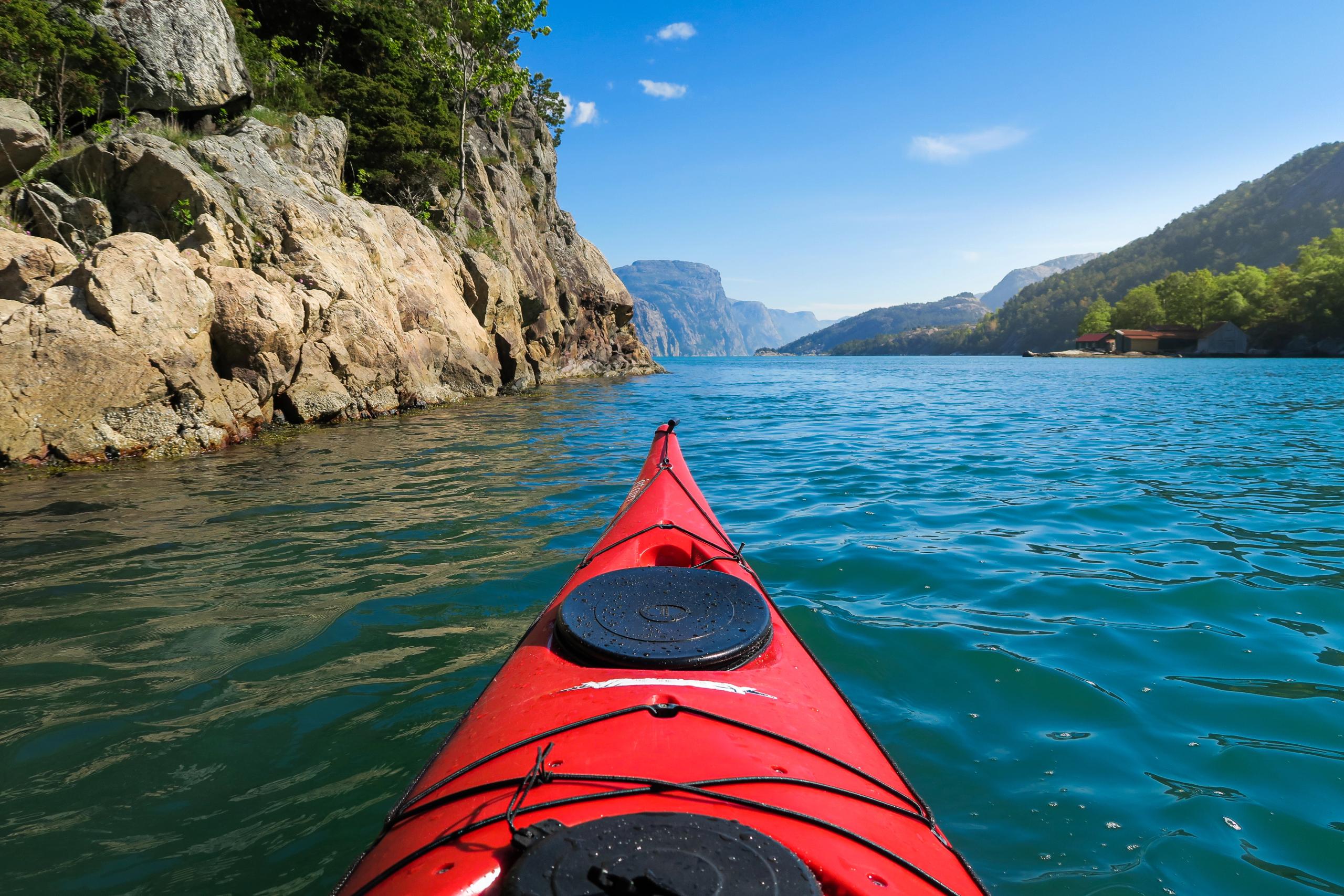 Lysefjorden 6-stündige Kajaktour mit Nordic Paddling