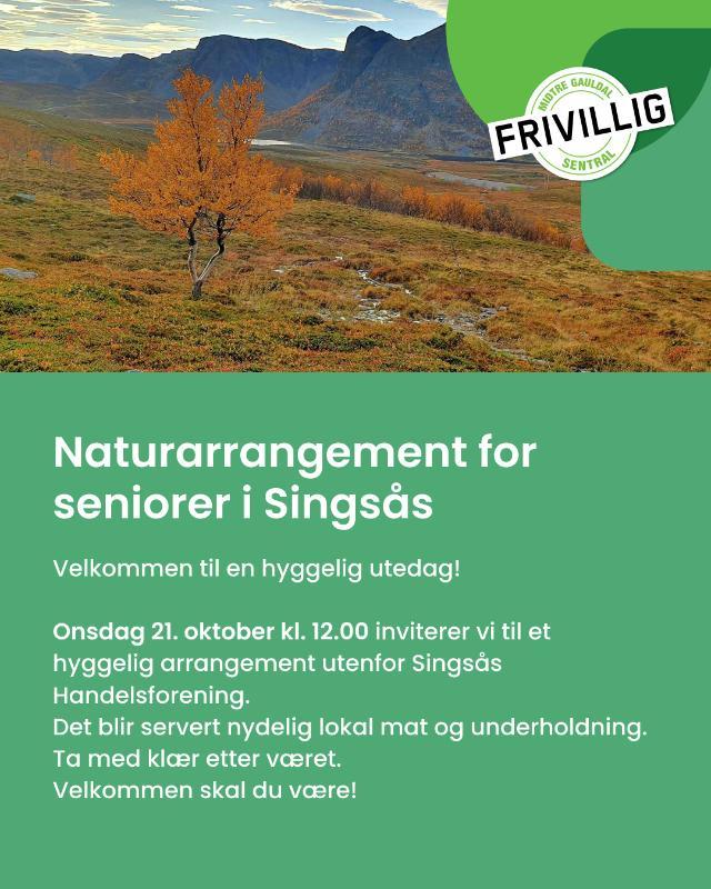 Nature event for seniors in Singsås
