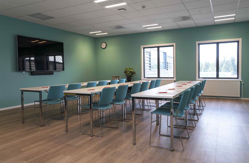 green conference room
