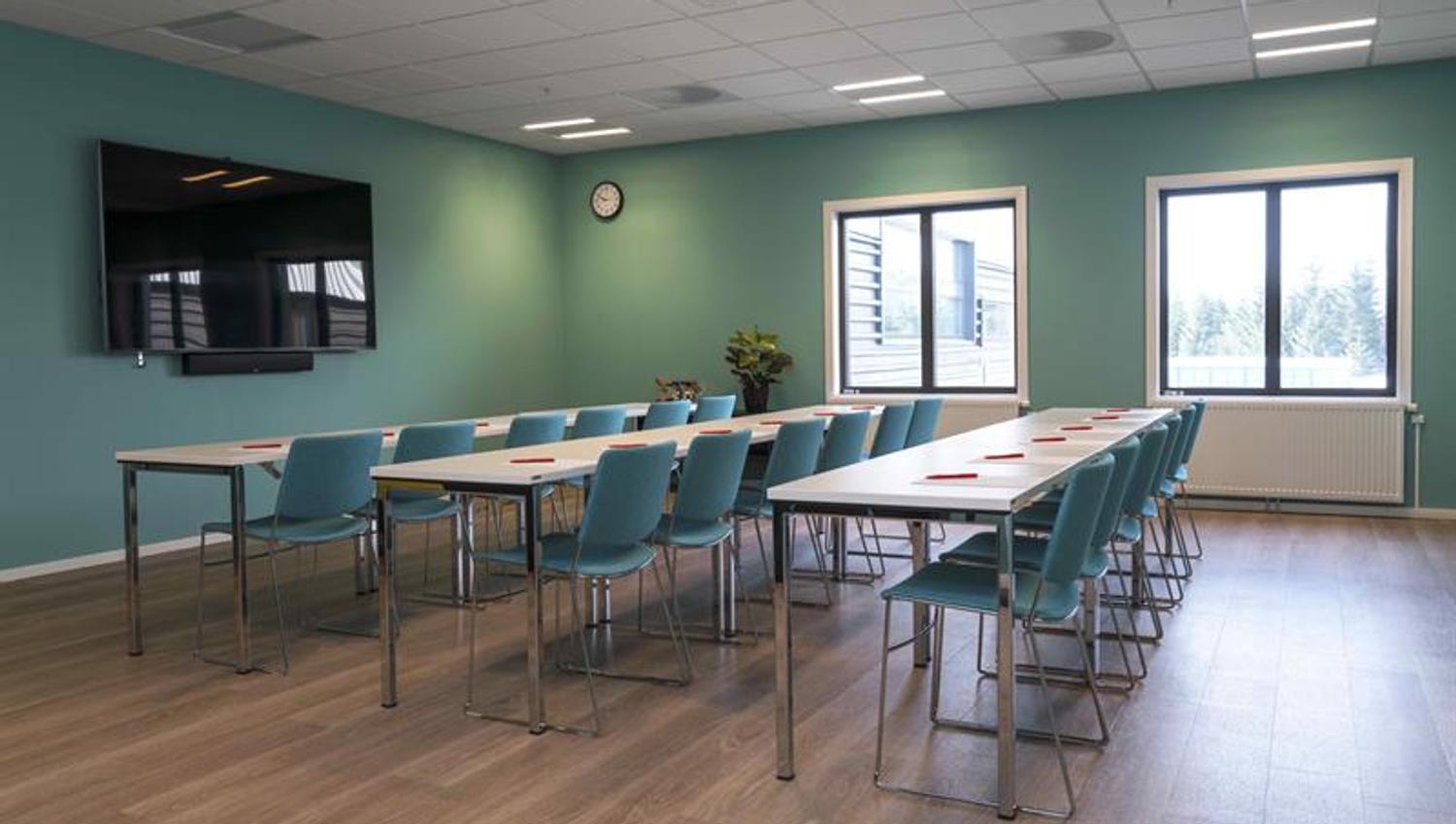 green conference room