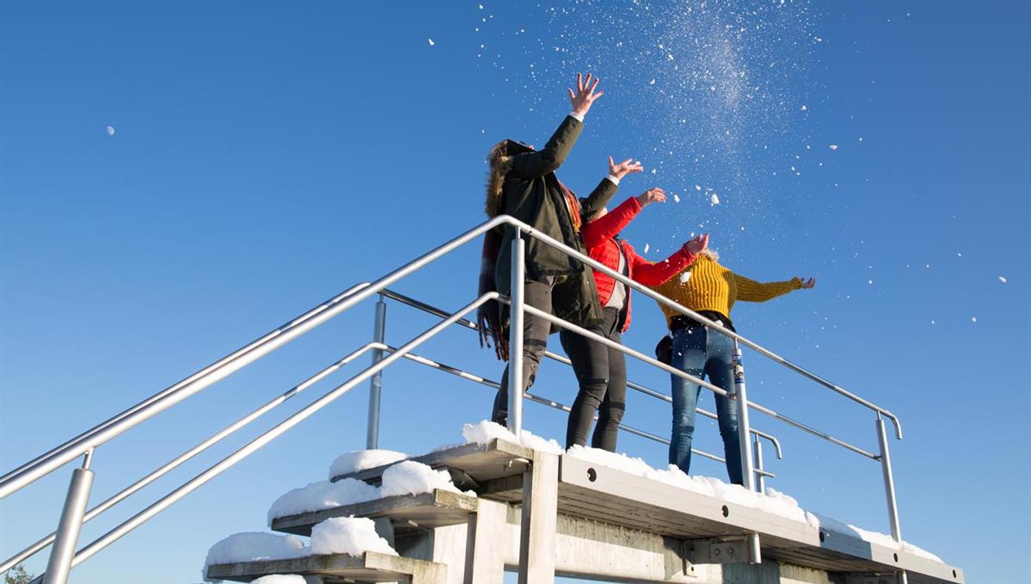 Stupetårn vinter snø