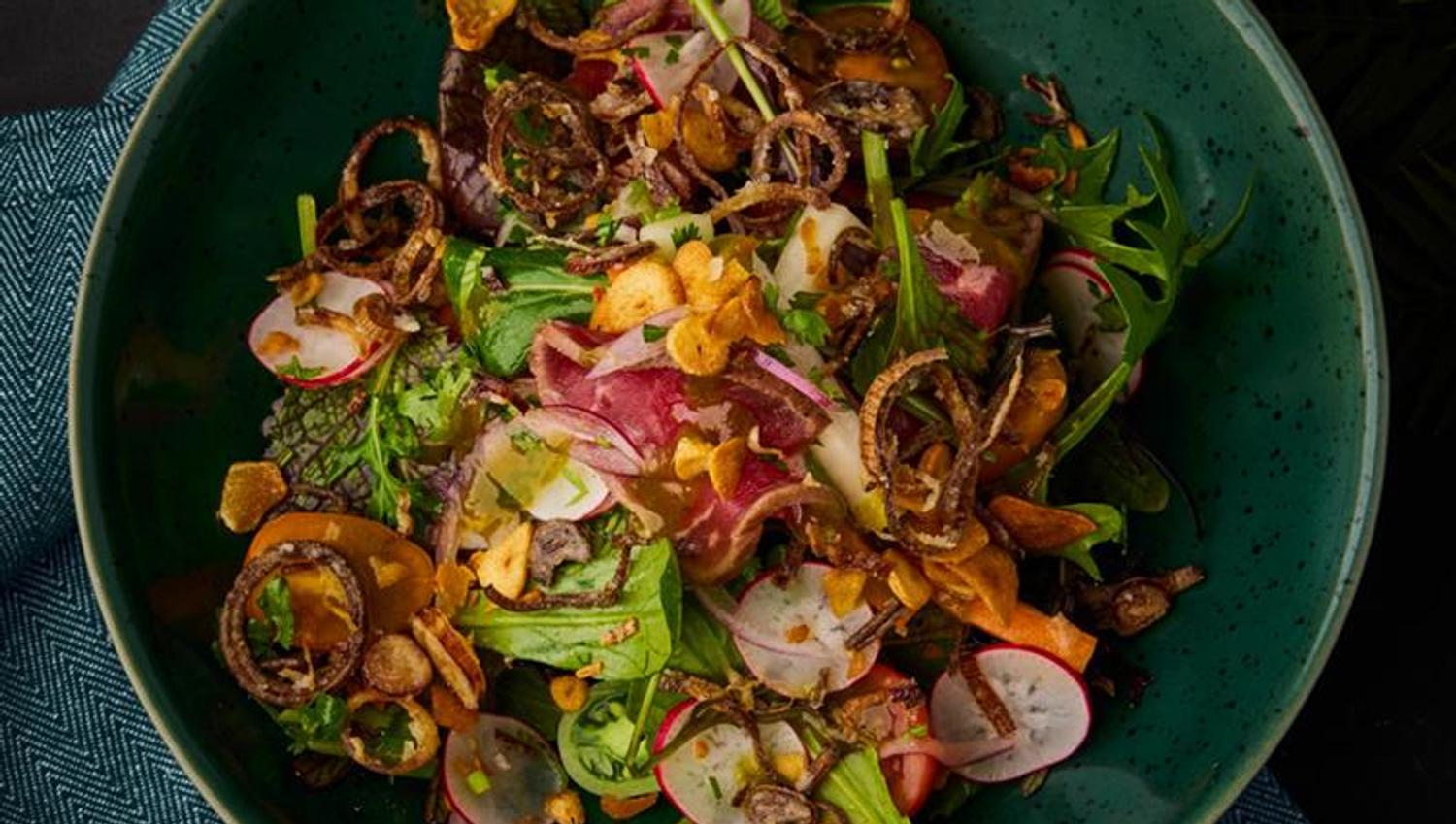Detail of dish.