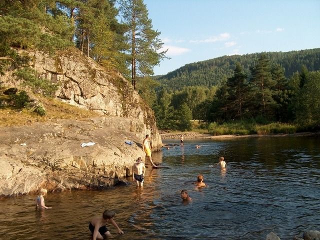 Åsgrav camping - badeplass