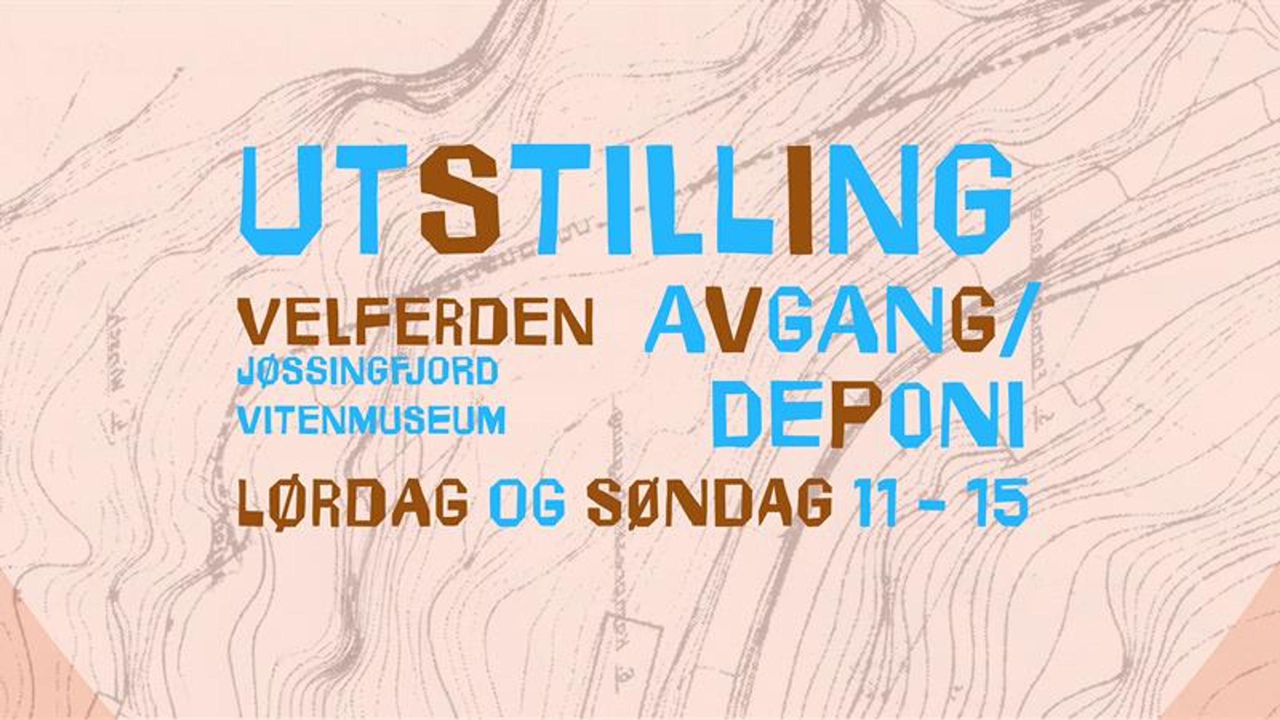 Kunstutstilling på Velferden: AVGANG / DEPONI