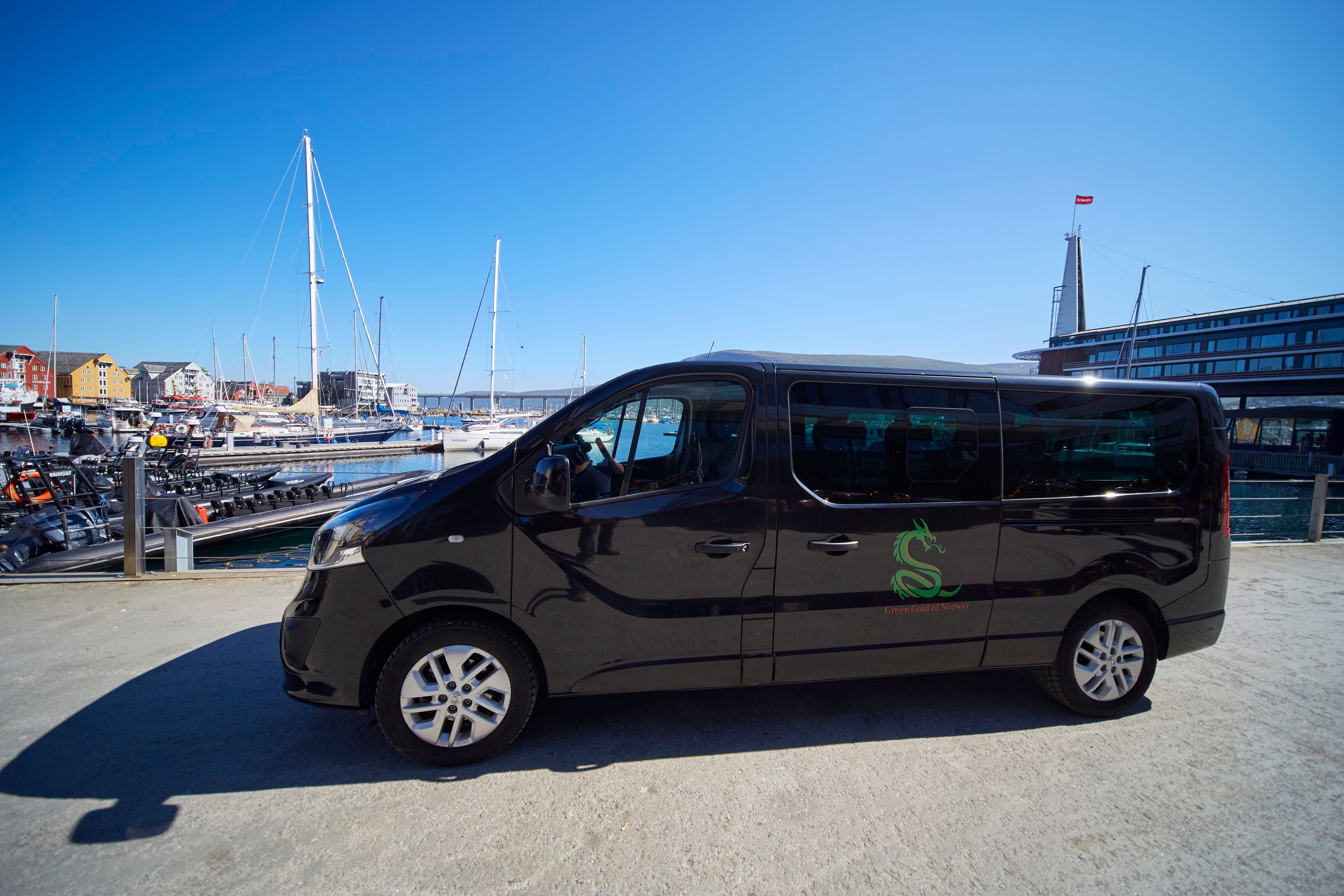 the black green gold of norway minivan