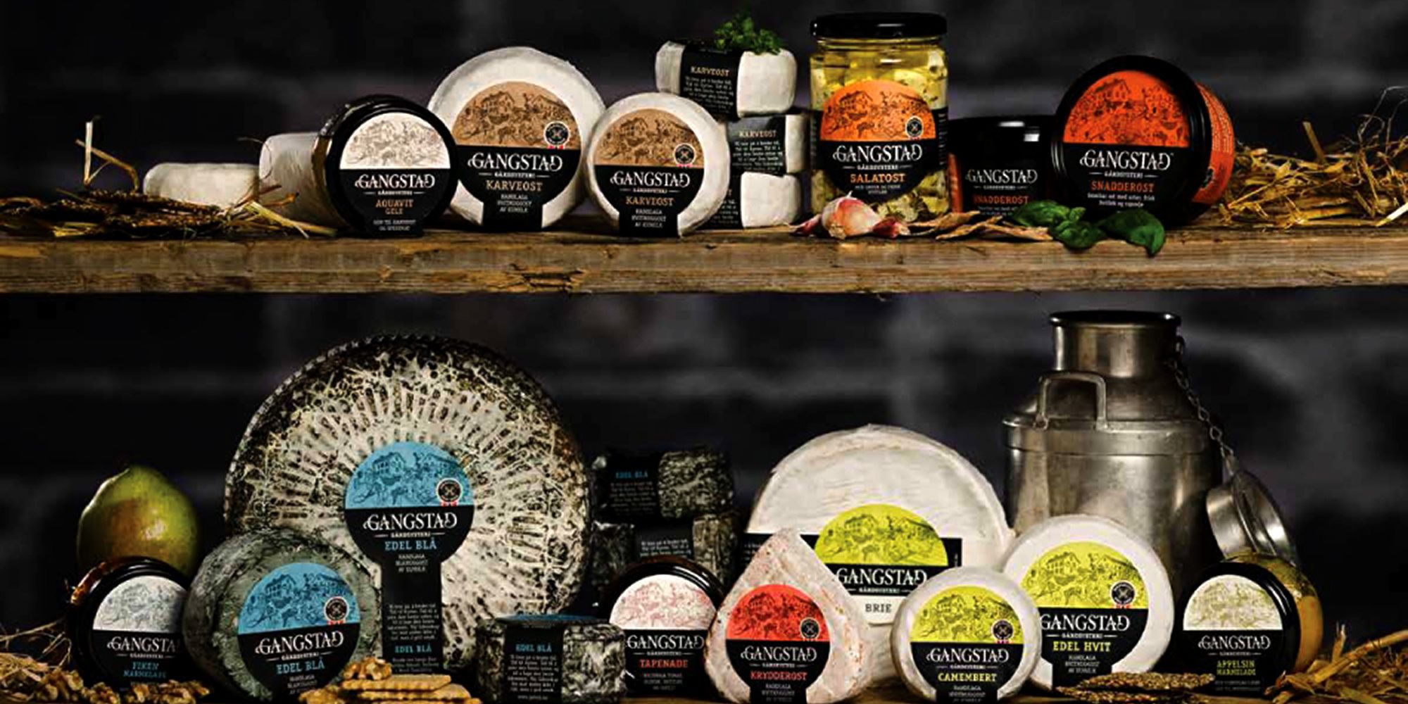 Gangstad gårdsysteri - the products