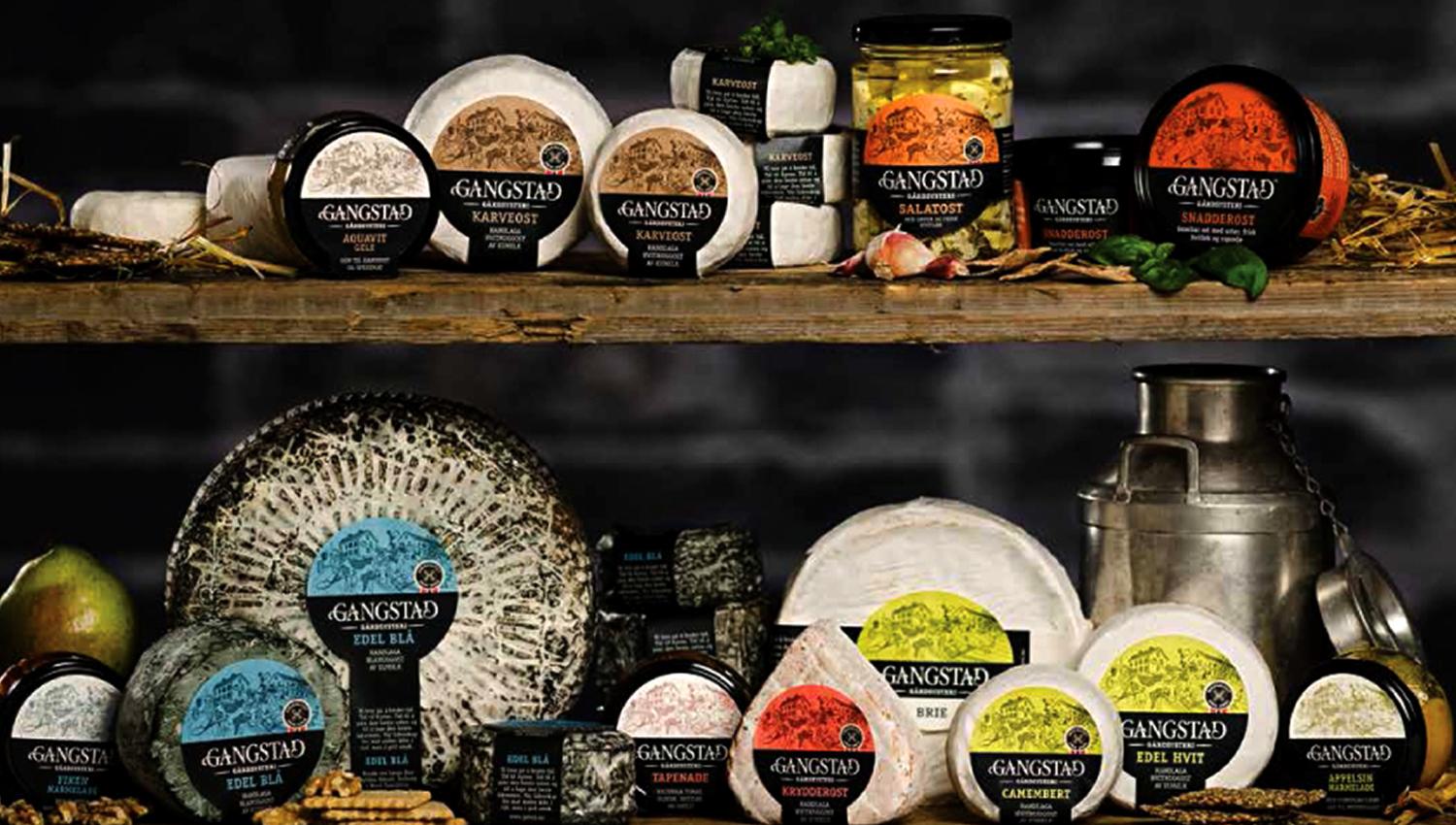 Gangstad gårdsysteri - the products