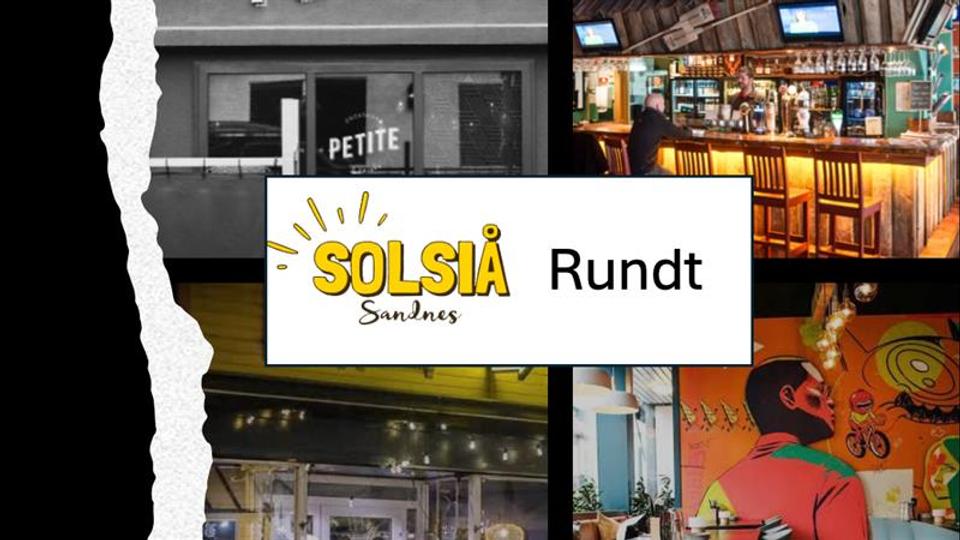 Poster advertising the event Solsiå rundt in Sandnes
