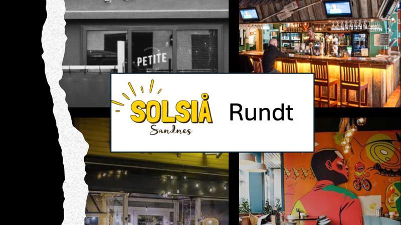 Poster advertising the event Solsiå rundt in Sandnes