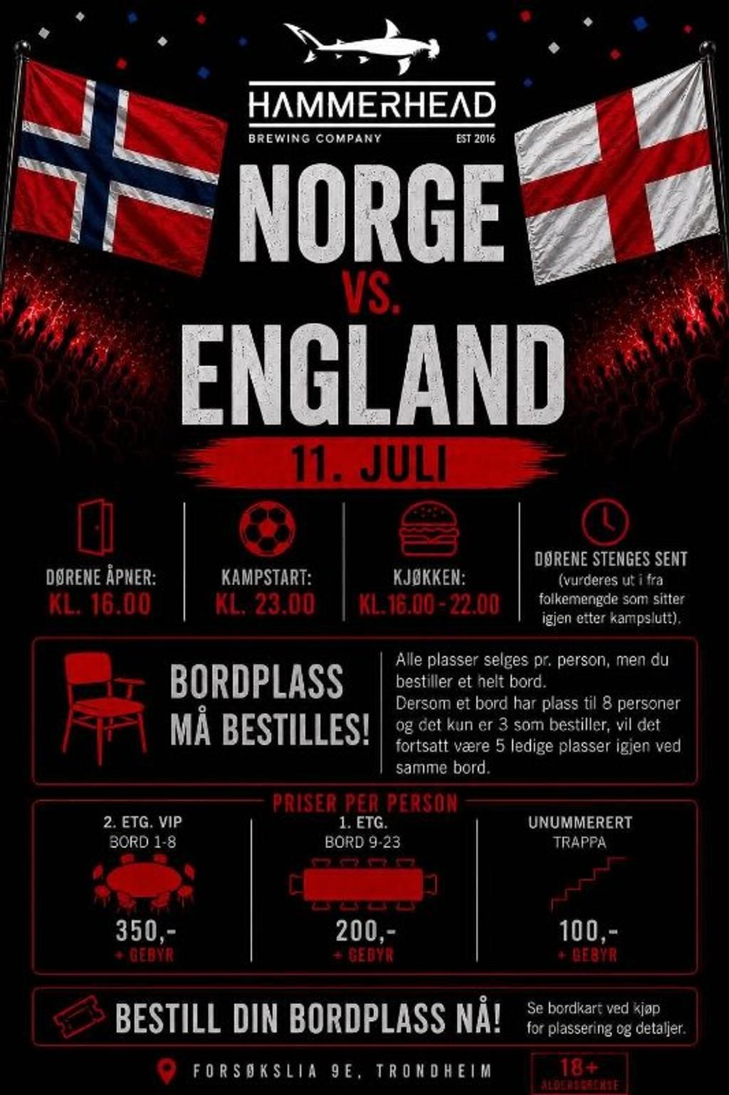 NORWAY - ENGLAND