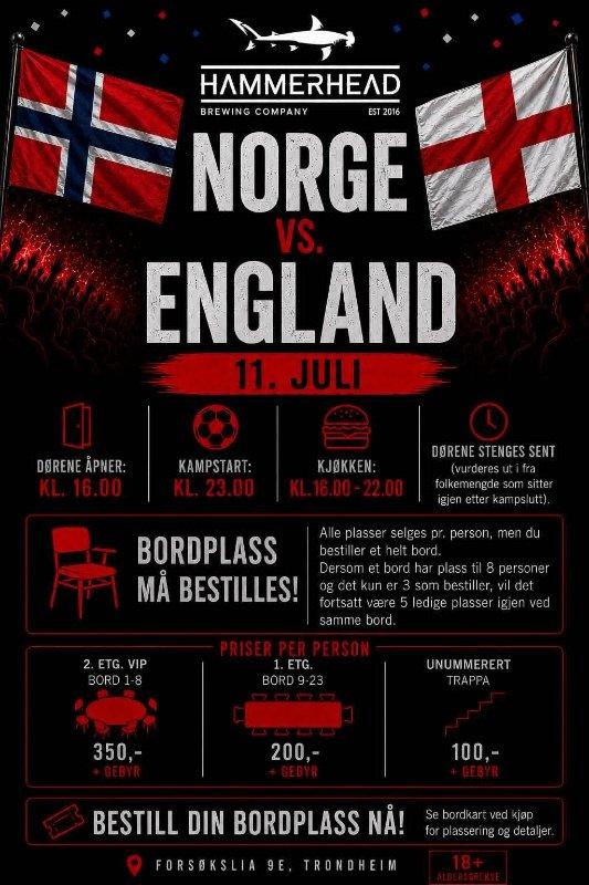 NORWAY - ENGLAND