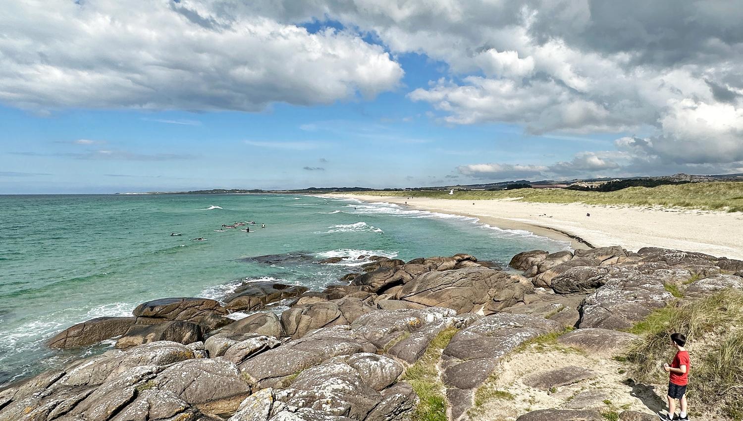 Ein guter Strand für Surfer