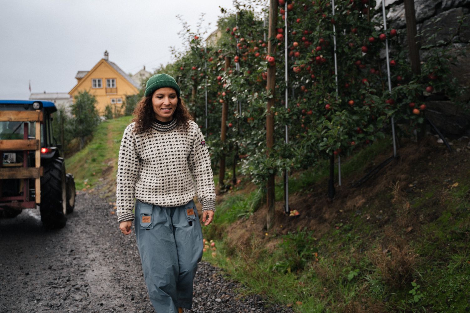 Farm life and apple harvest at Edel Sider in Hardanger.