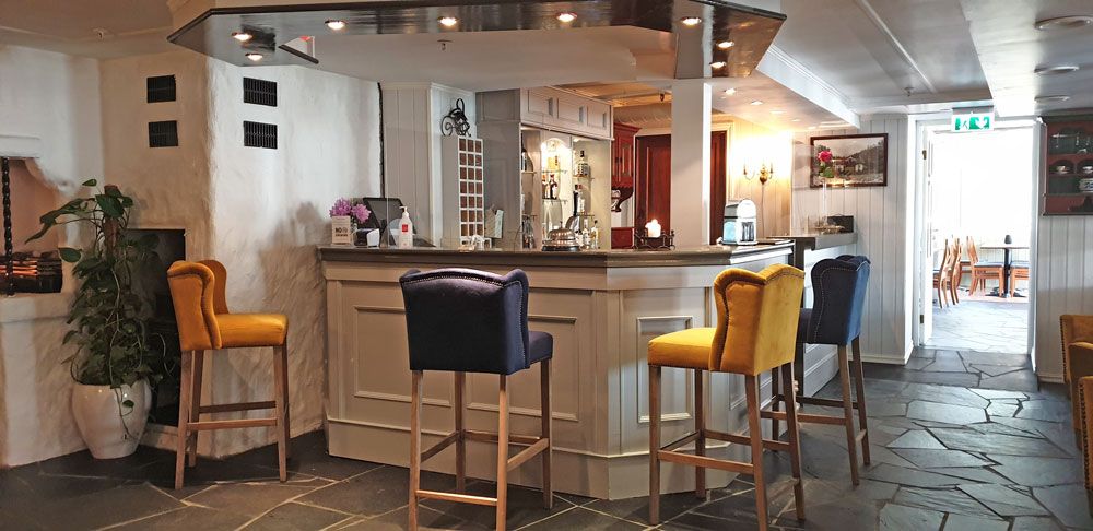 the bar at Seljord Hotell 
