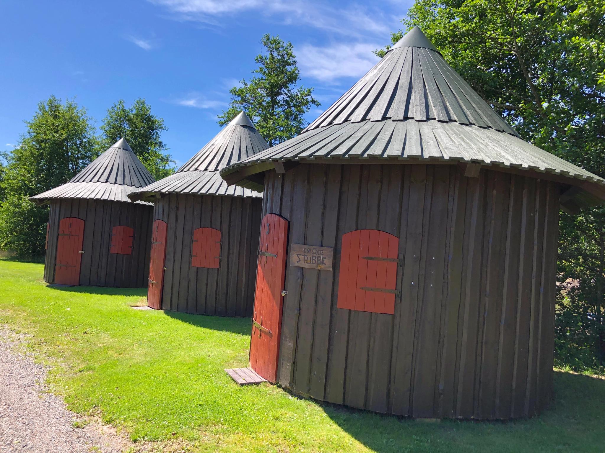 small huts