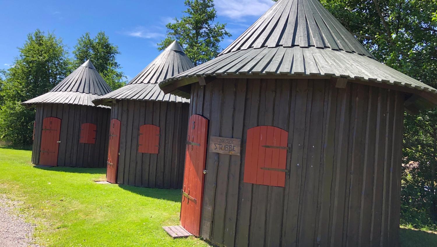 small huts