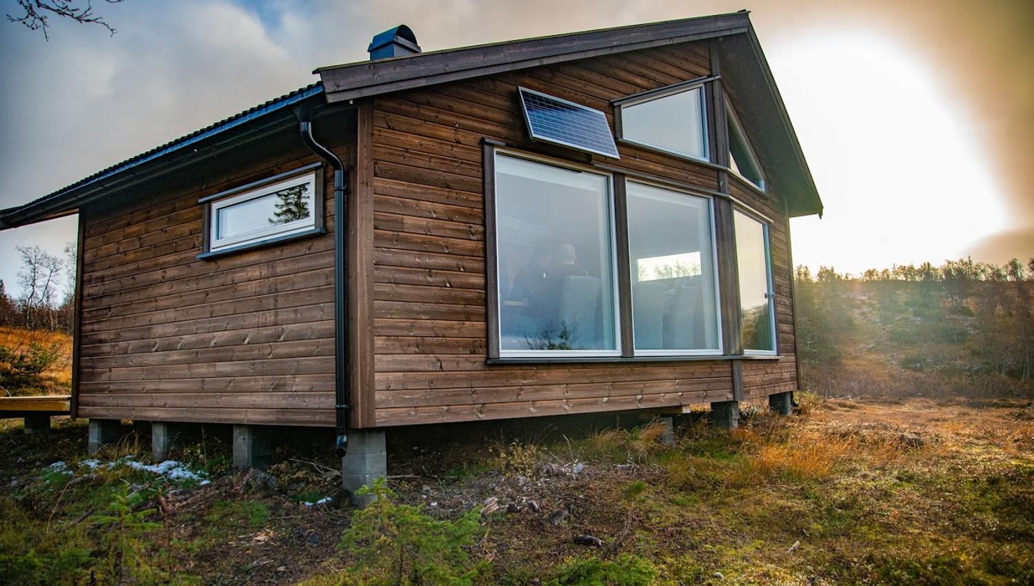 Ryplihytta cabin in Blåfjella/Skjækerfjella National Park