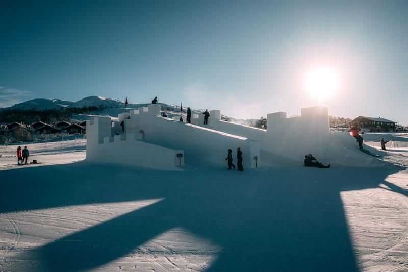 snøborgen på Rauland skisenter