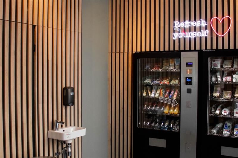 vending machines and sink
