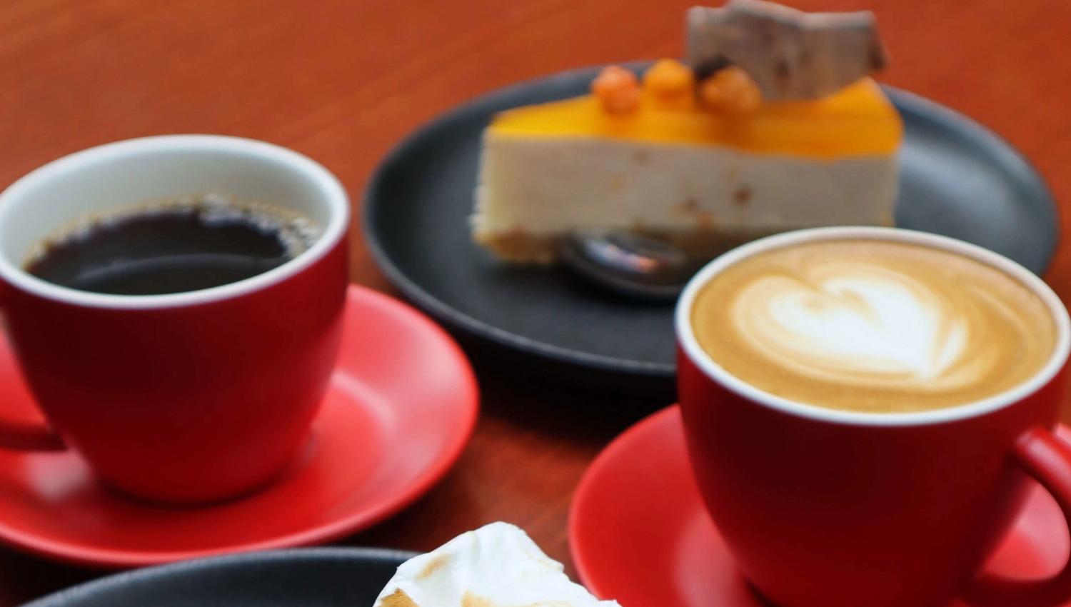 Two cups of coffee