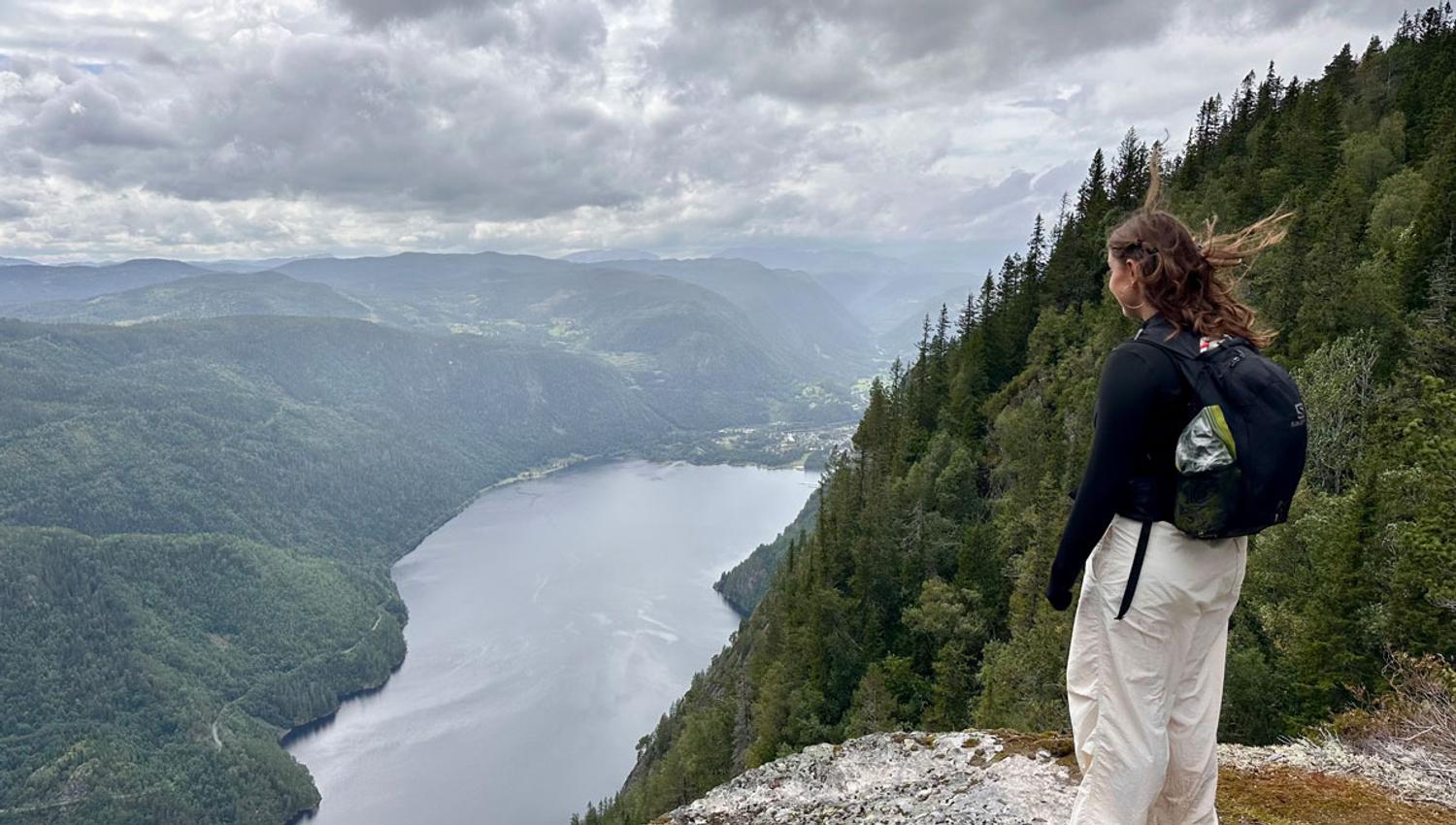 utsikt fra Lårdalstigen