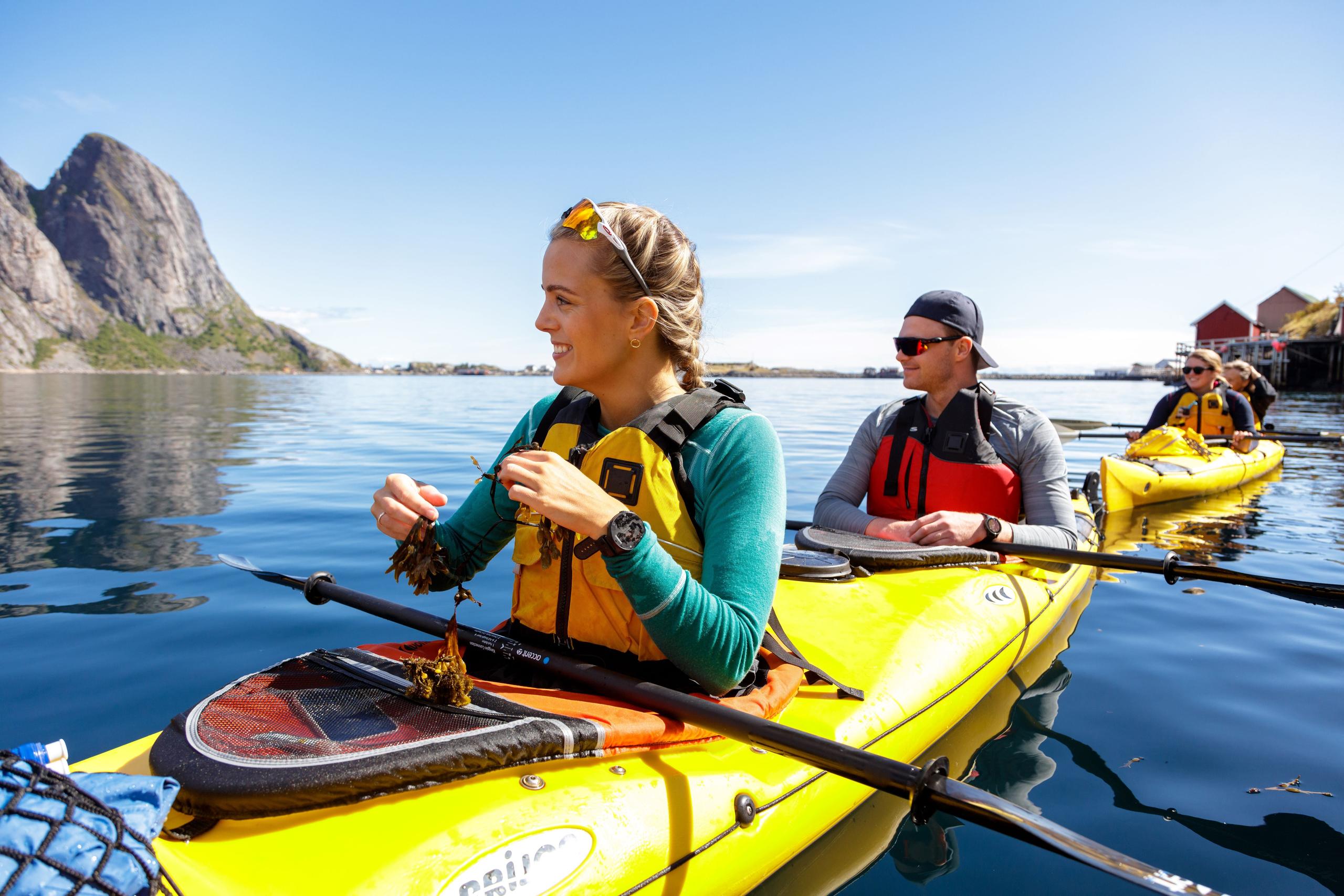 Kayaking in Reinefjorden - Reine Paddling