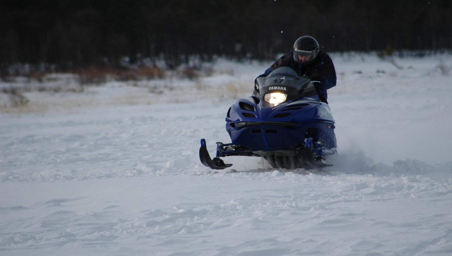 Snøscooter drag