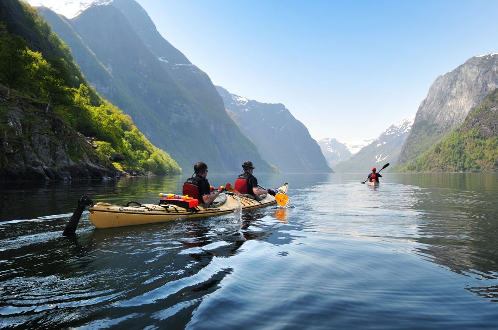 Utleige av kajakk, Flåm