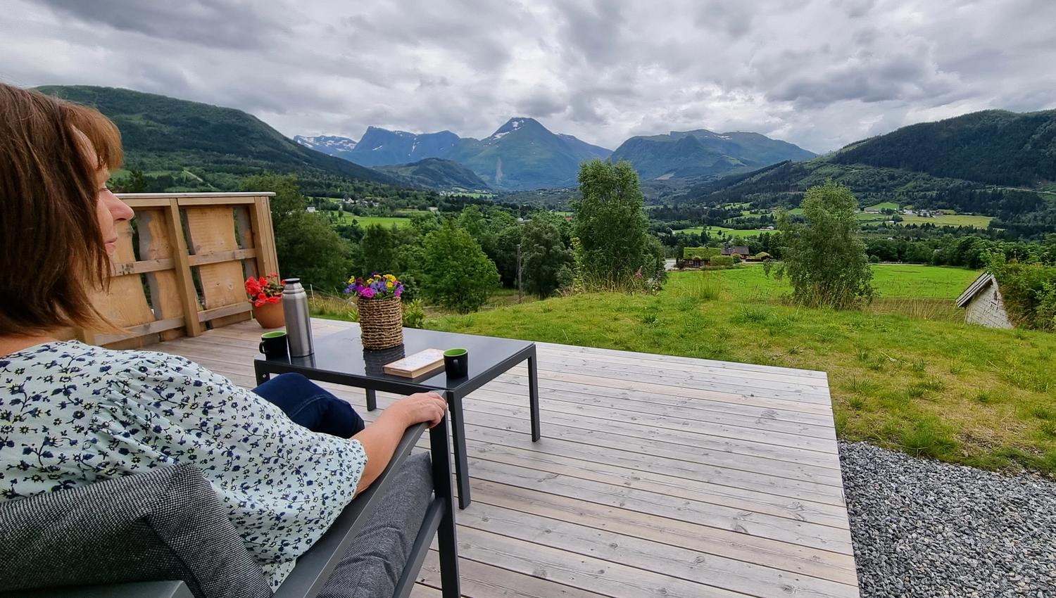 Nyt utsikte frå Brudevoll Gard