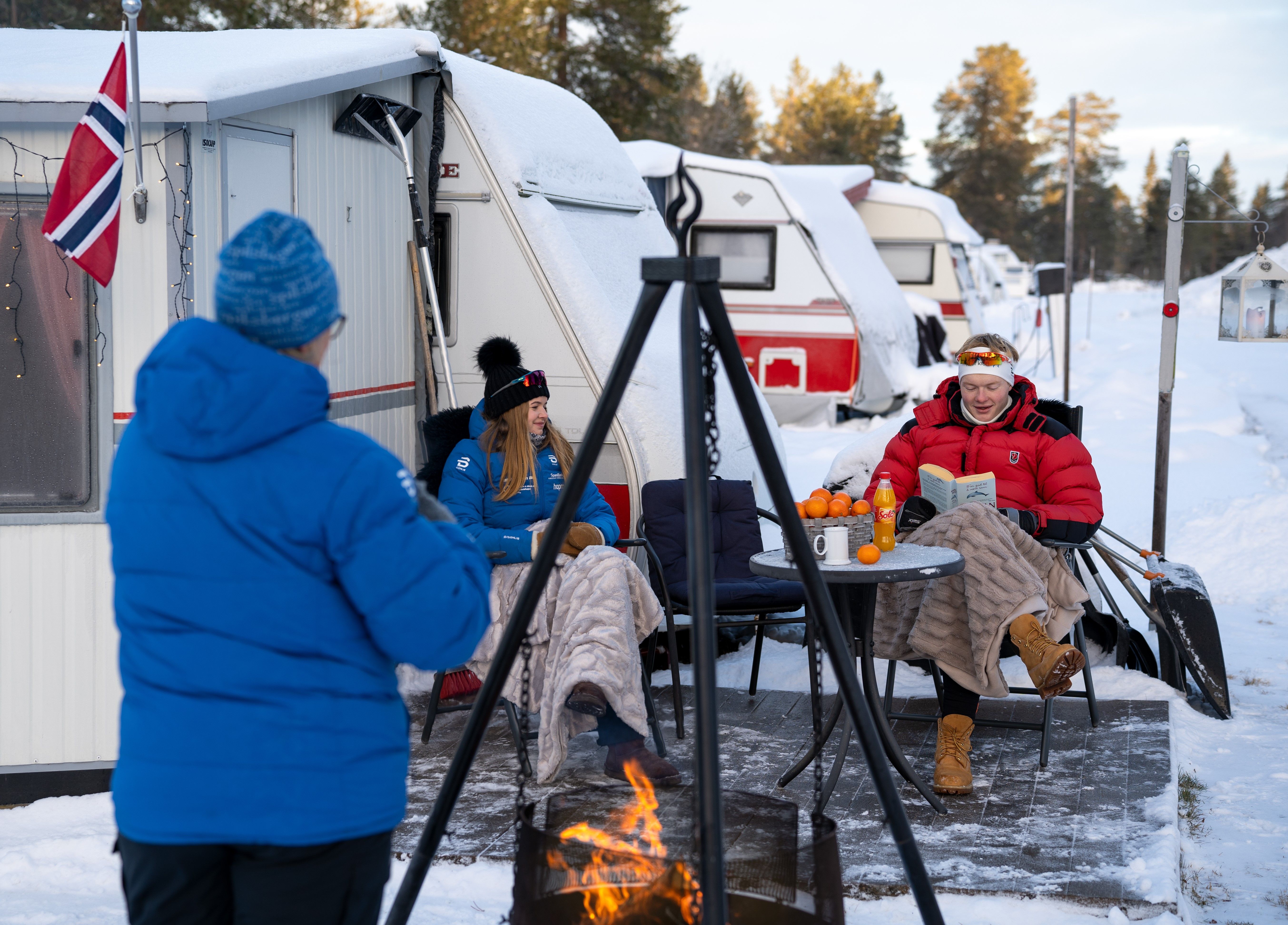 Vintercamping på Lygna