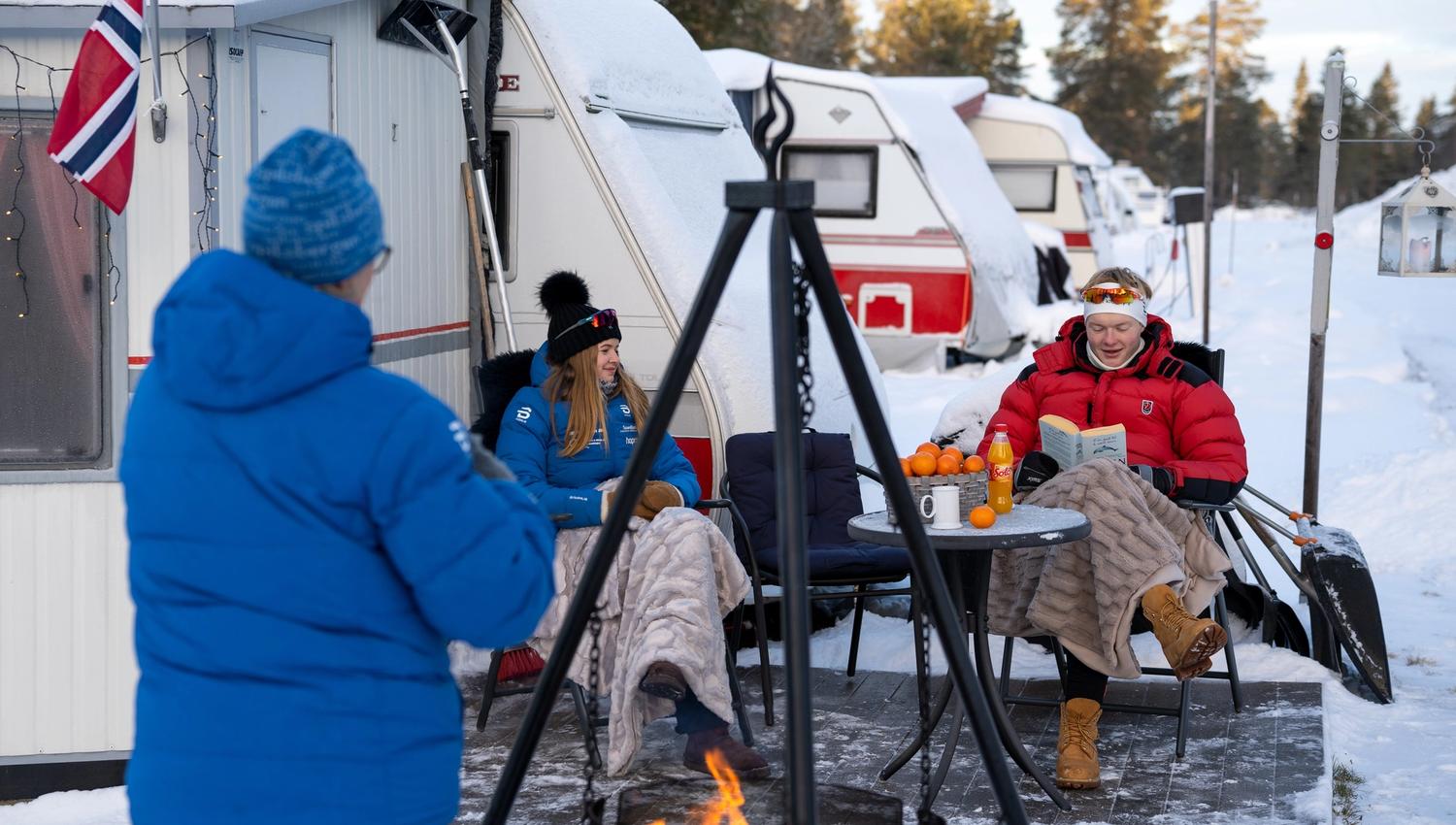 Vintercamping på Lygna