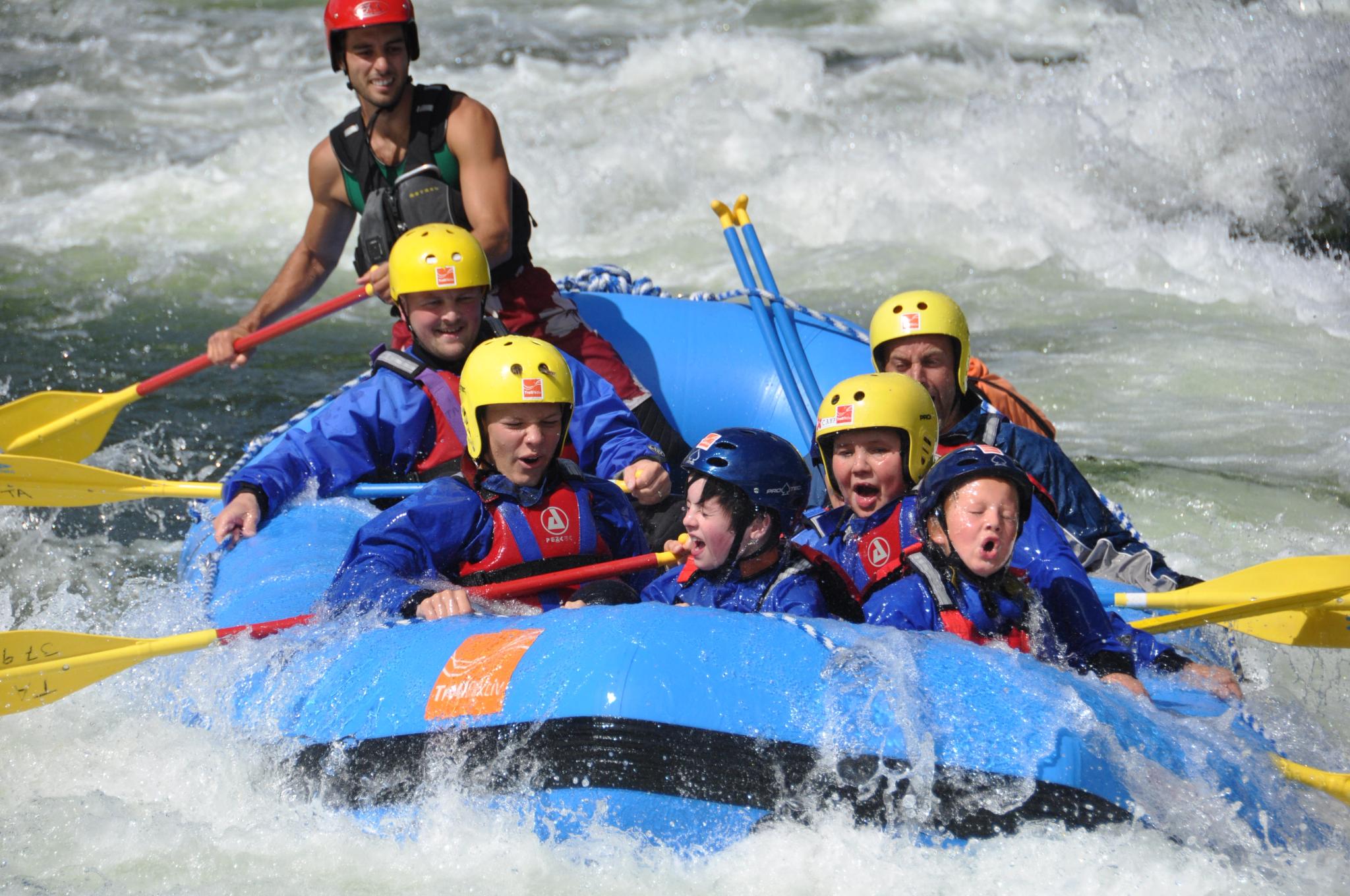 Family Rafting at TrollAktiv in Evje
