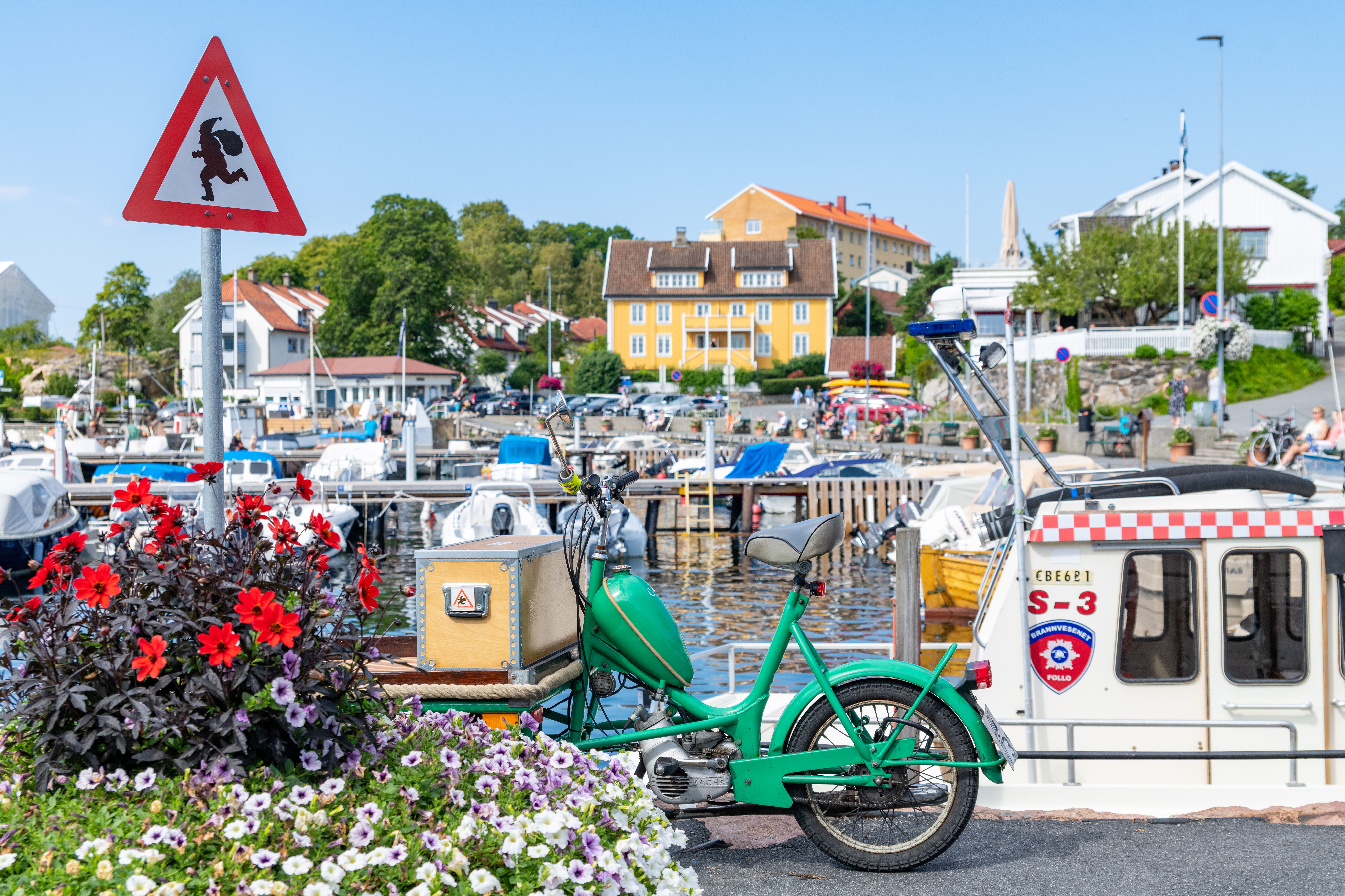 Nisseskiltet i Drøbak båthavn